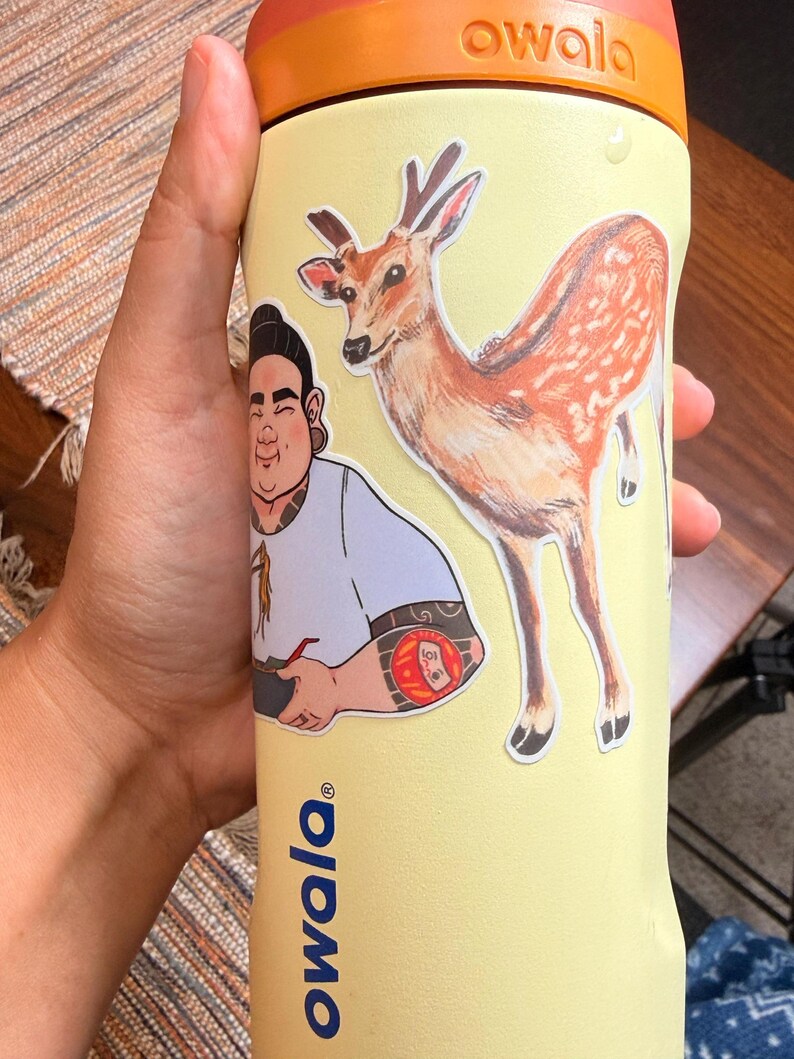 Sika Deer Sticker | Cute Woodland Creature Vinyl Decal